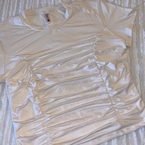 Super soft cream crop top